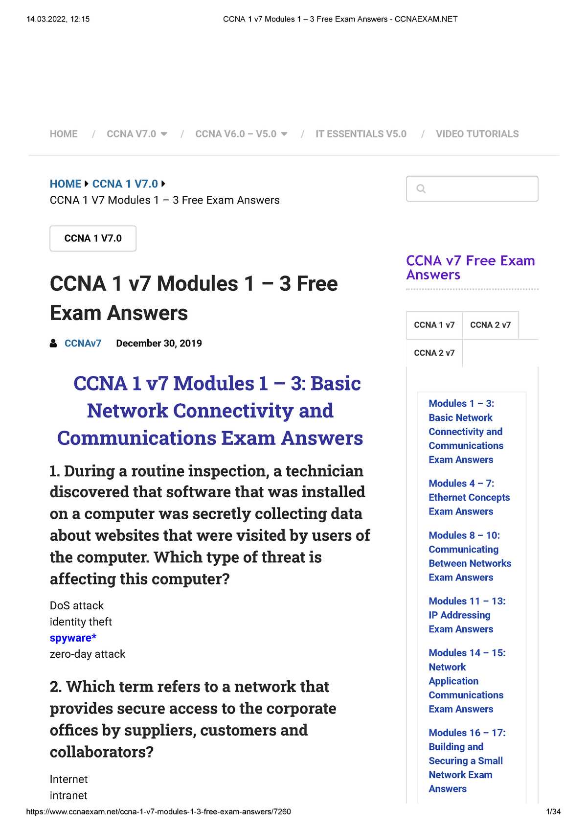 ios t1 academy exam answers