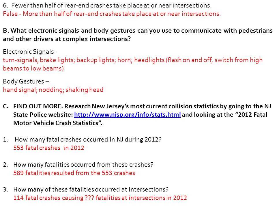 drivers ed chapter 10 answers