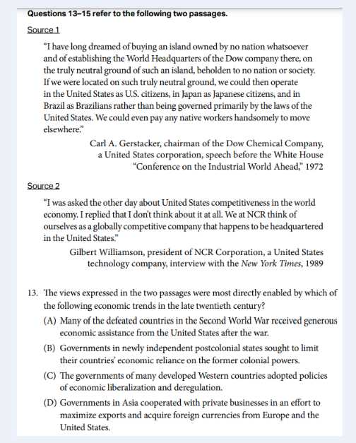 ap us history exam 2025 multiple choice answers