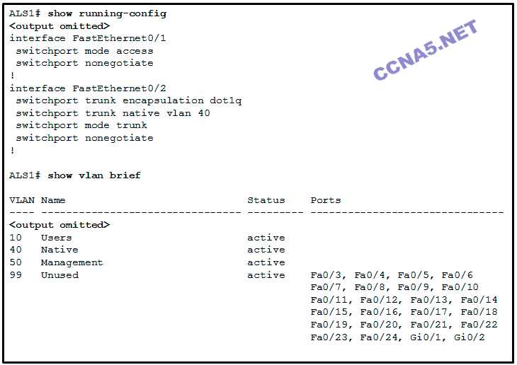ccna2 chapter 5 exam