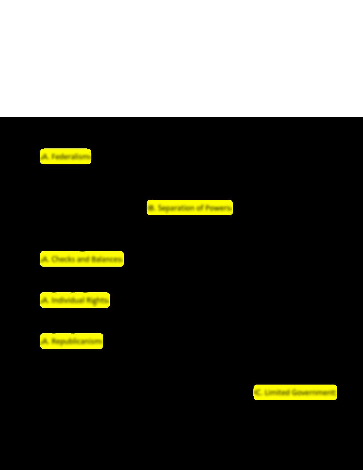 constitution exam answers