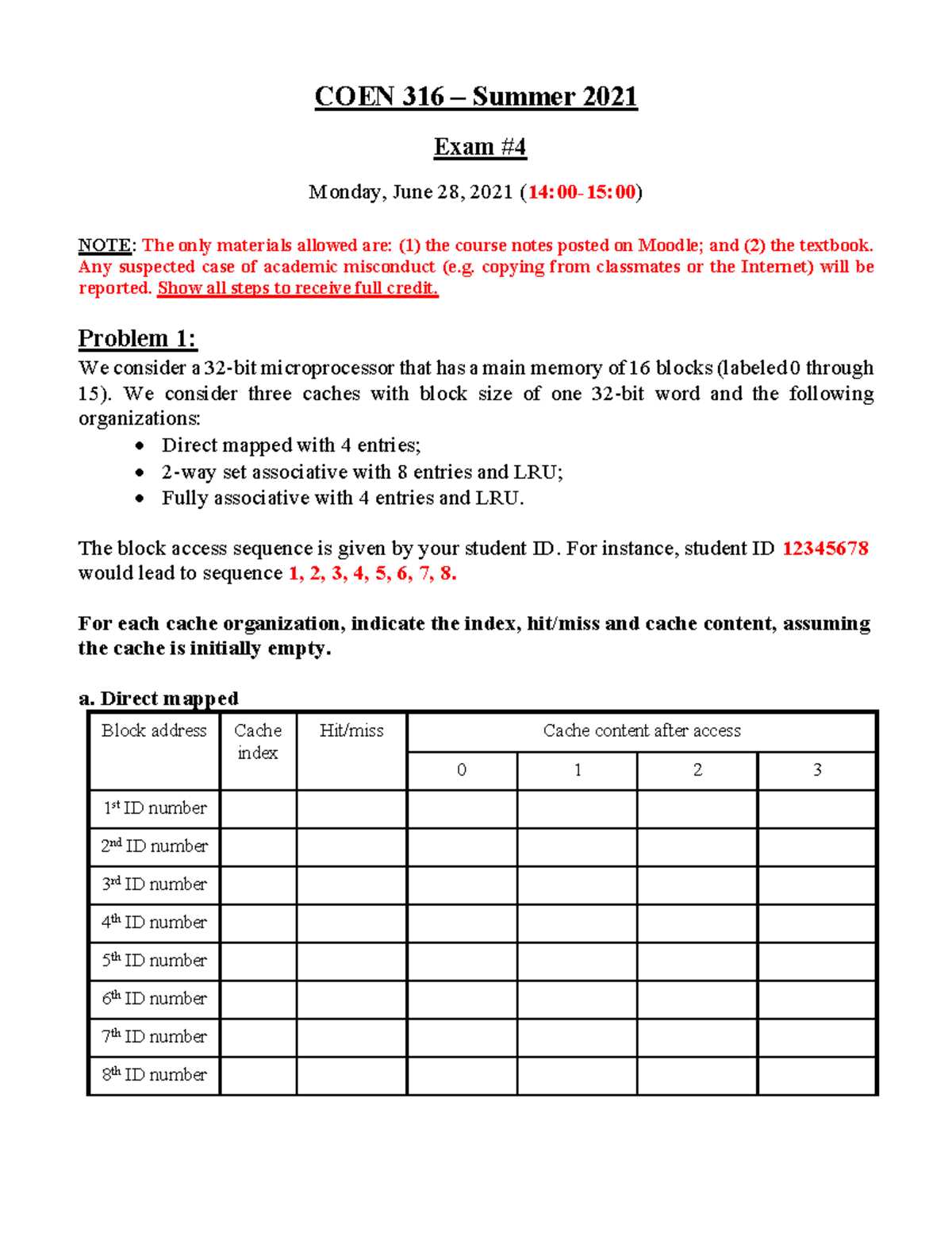 corectec exam 4 answers