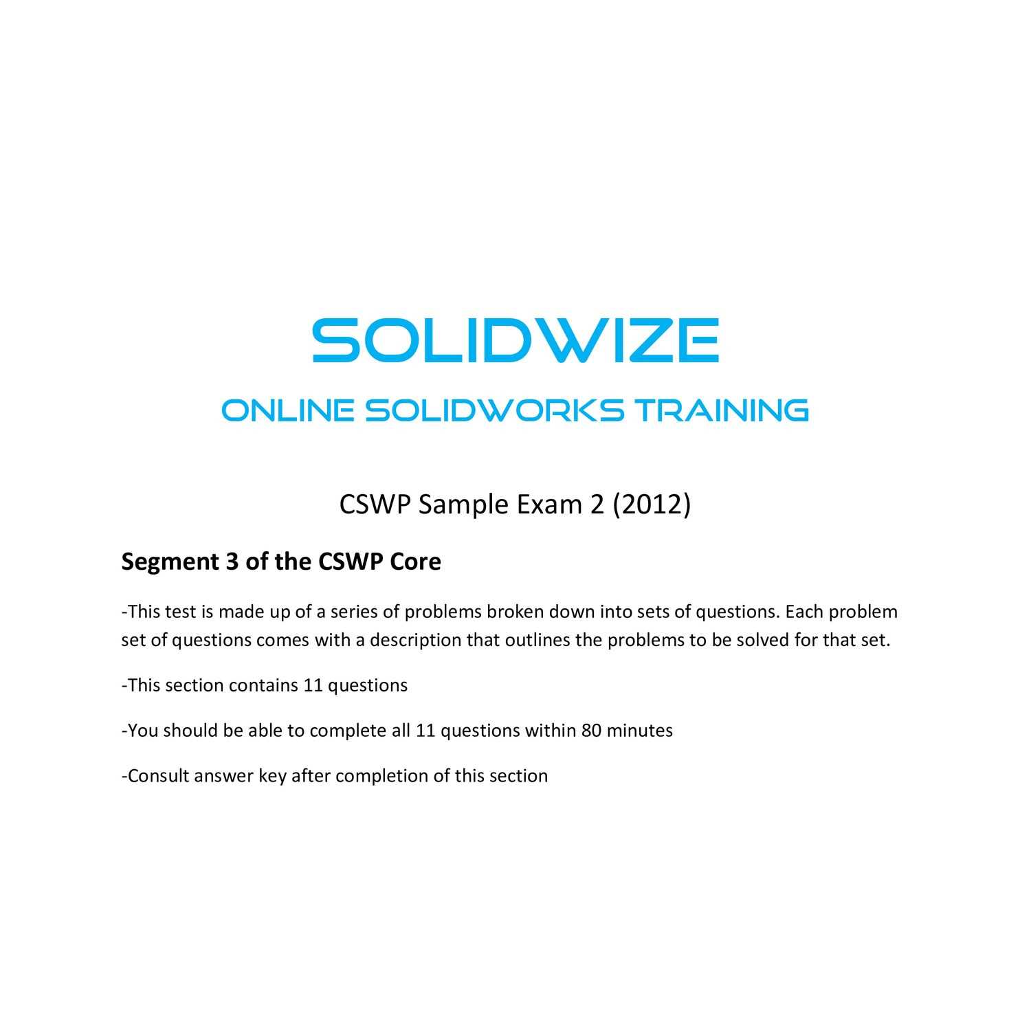 cswp exam answers