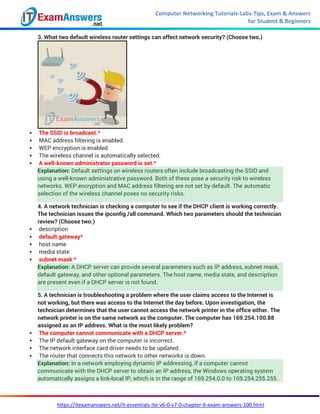 it essentials chapter 6 exam answers