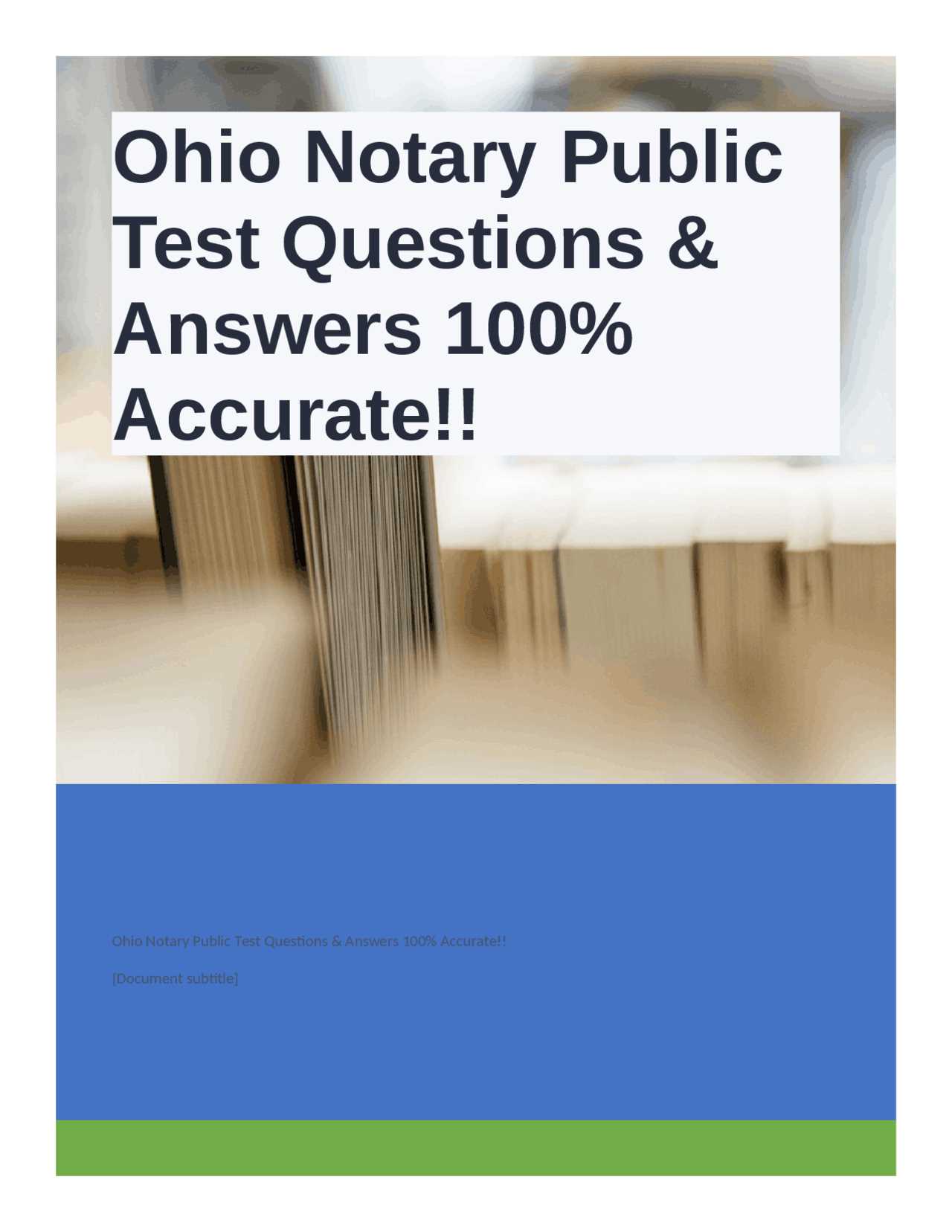 notary public test questions and answers