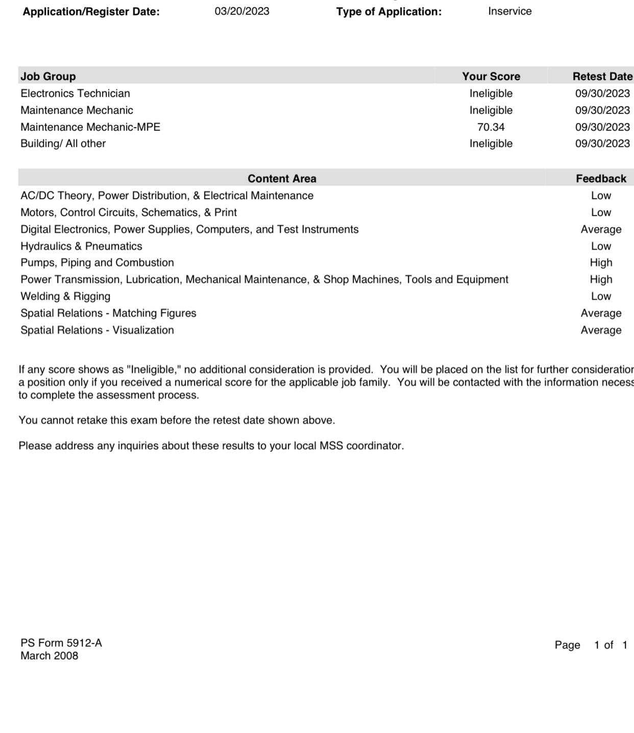 postal exam reviews