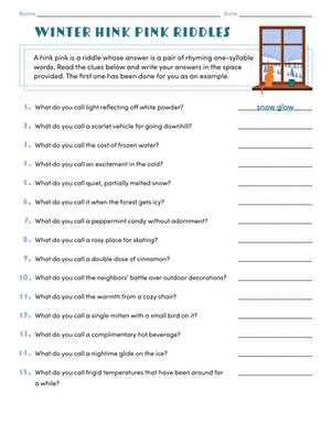 rhyming riddles and answers