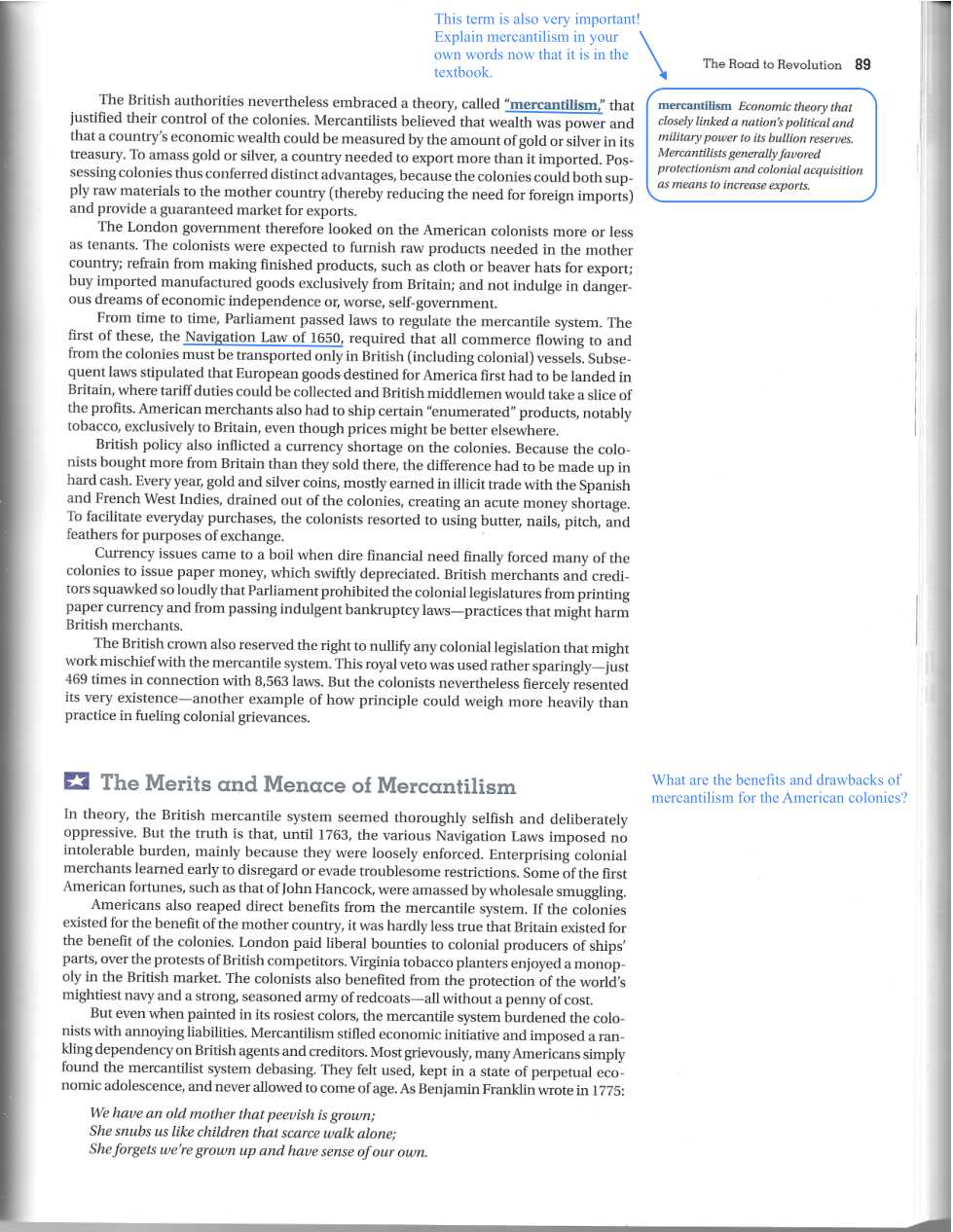 the road to revolution chapter 7 answers