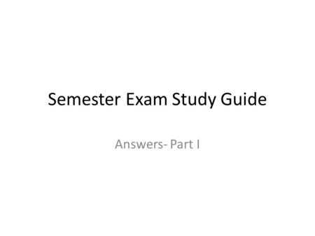 us history fall semester exam review
