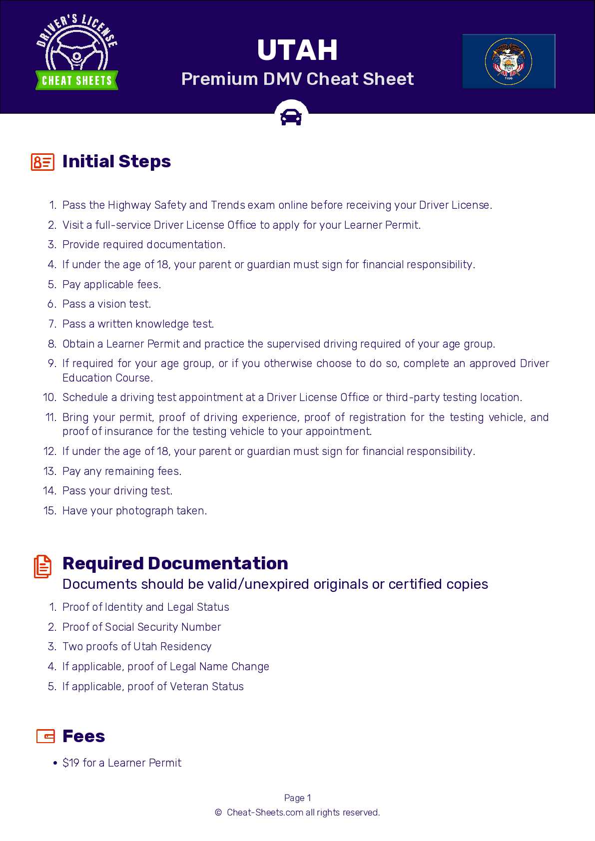 utah traffic safety and trends exam answers