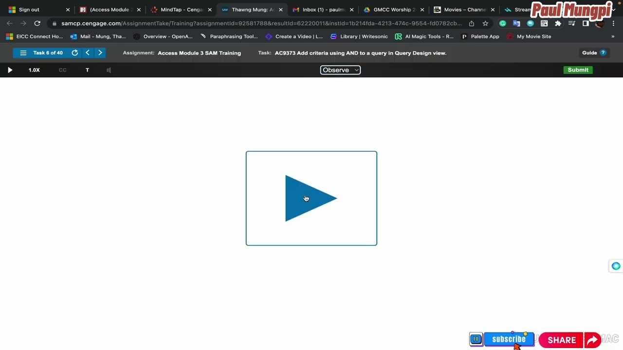 access module 3 sam exam answers