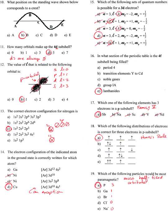 ap chemistry practice exam 1 multiple choice answers