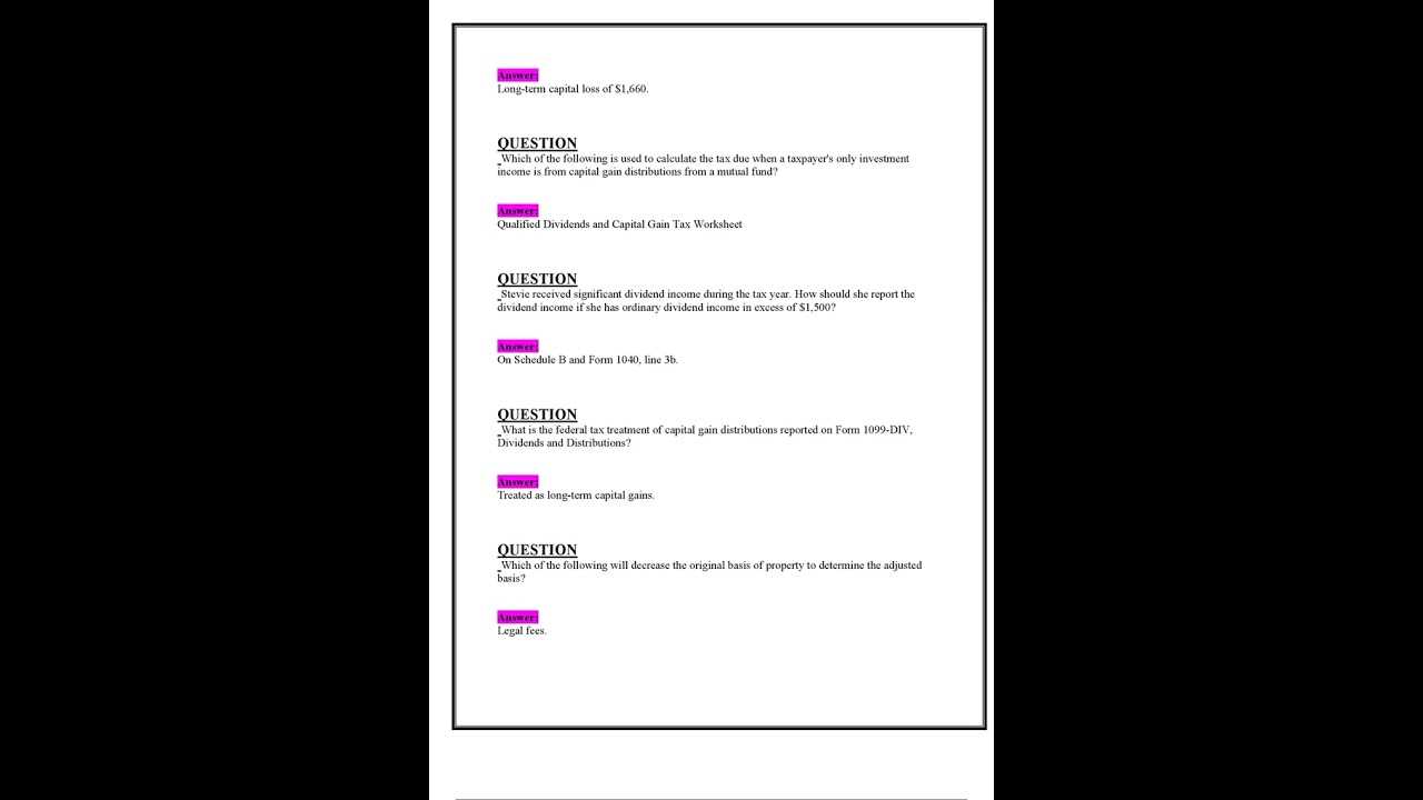 answers to h&r block final exam