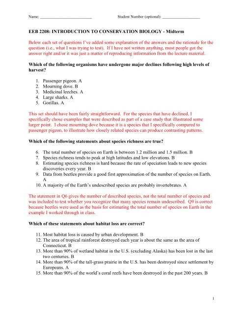 biology midterm exam answer key 2025