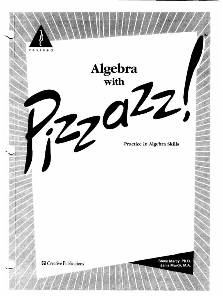 algebra with pizzazz answer key