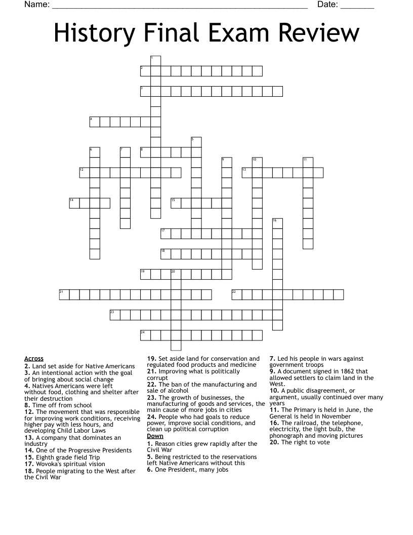 us history fall semester exam review
