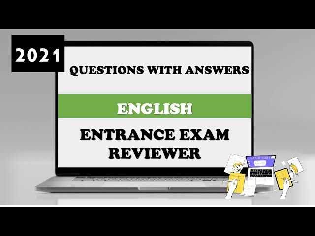 entrance exam questions with answers