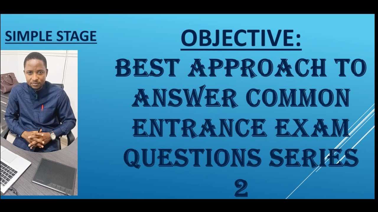 entrance exam questions with answers