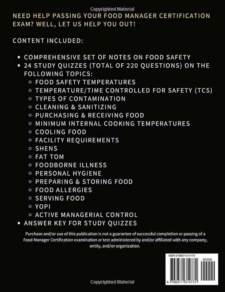 servsafe exam answer cheat sheet