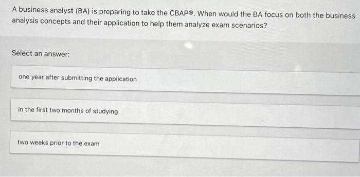 ba exam questions and answers