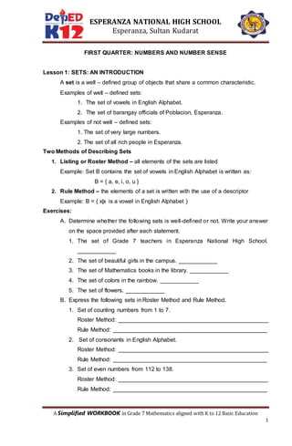 secondary math 1 module 7 answers