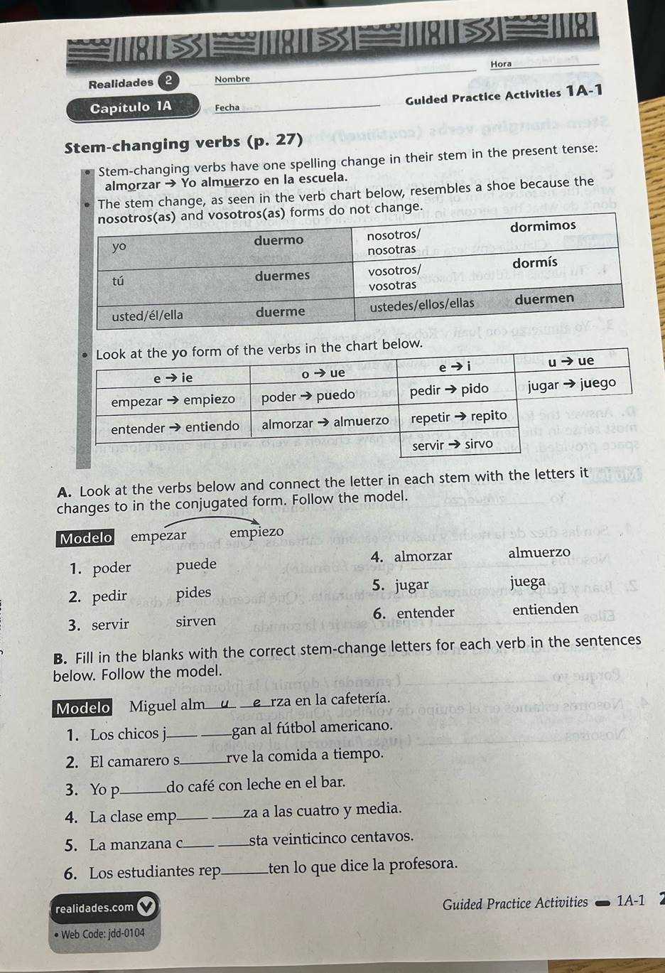 gramatica 2 capitulo 5 answers