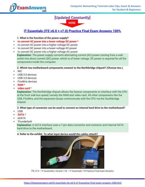 it essentials chapter 6 exam answers