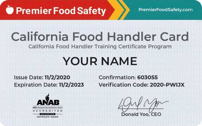 illinois food handler exam answers