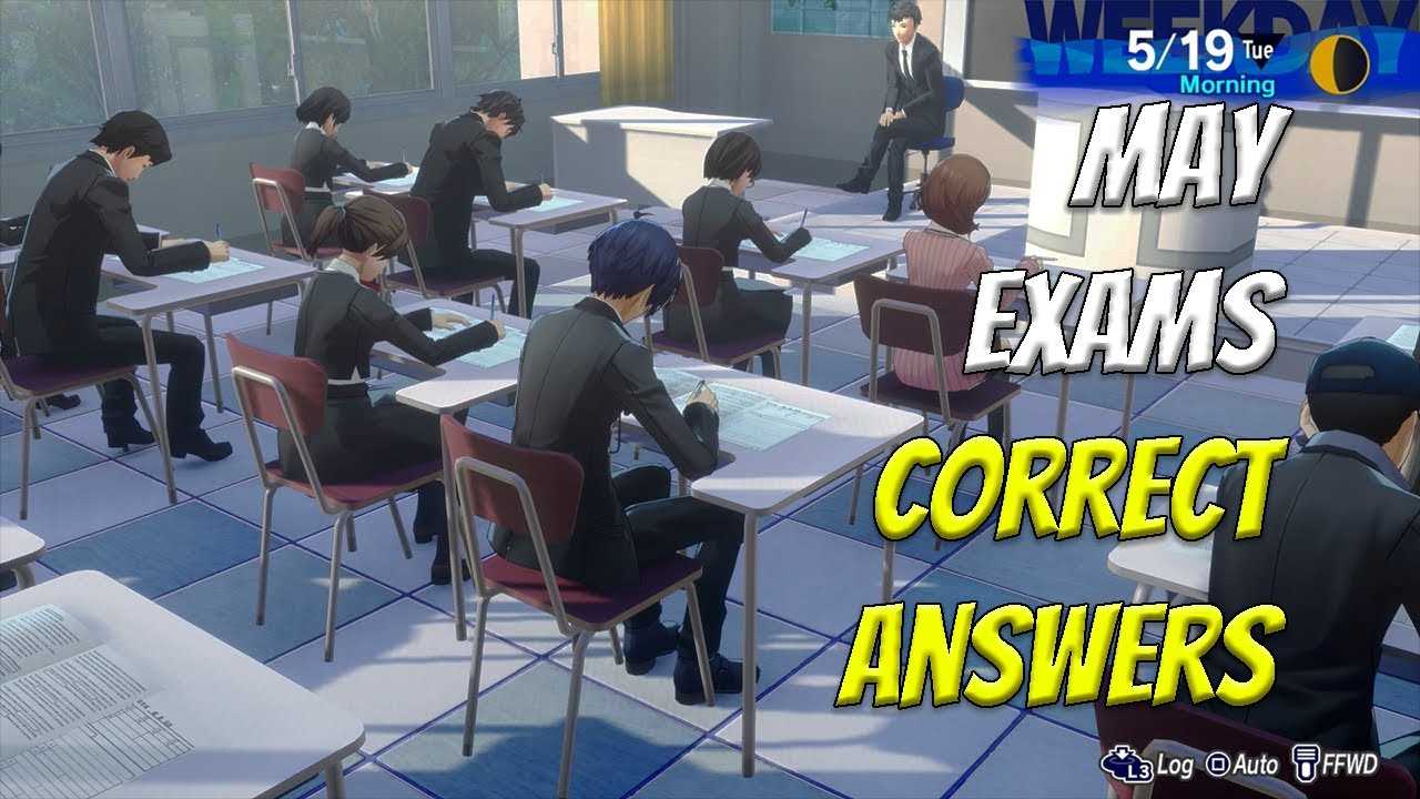 persona 3 exams answers