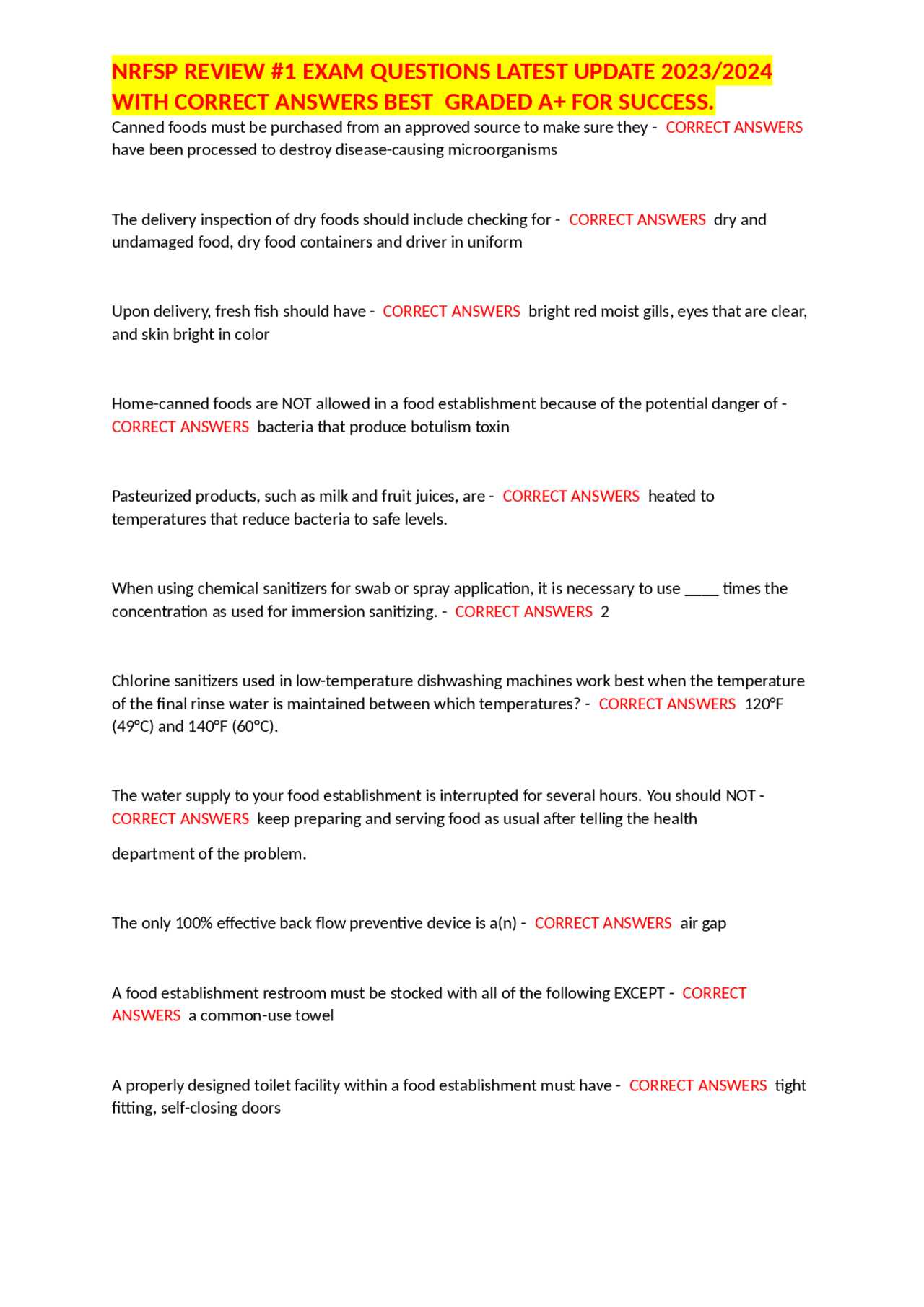 f 60 exam questions and answers