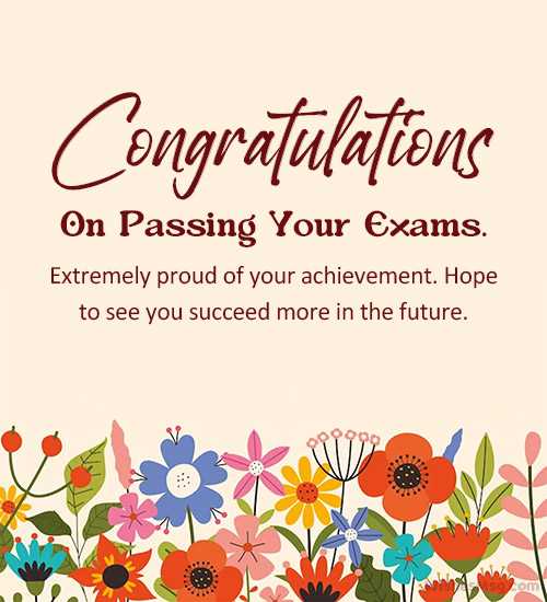 congratulations messages for passing the board exam