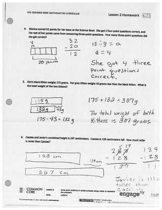 mathematics vision project module 7 answer key