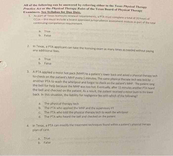 texas medical jurisprudence exam practice questions