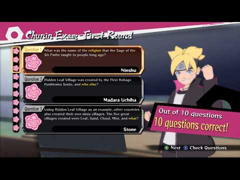 naruto ultimate ninja storm 4 chunin exam answers