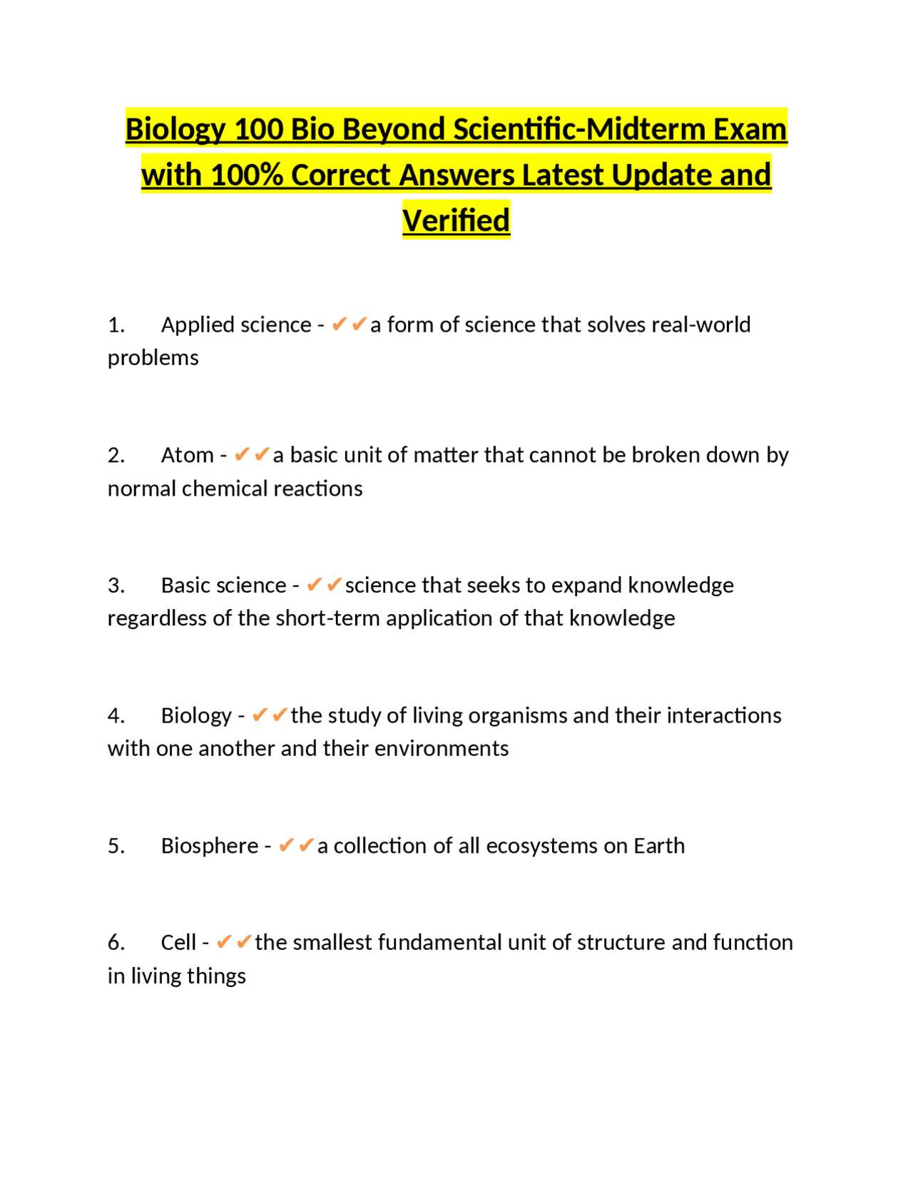earth science midterm exam answers