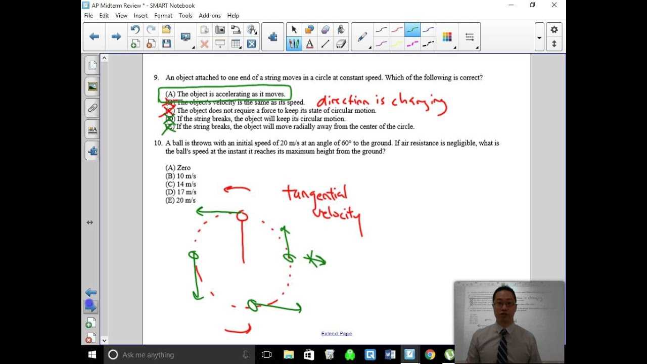 physics semester 1 exam review answers