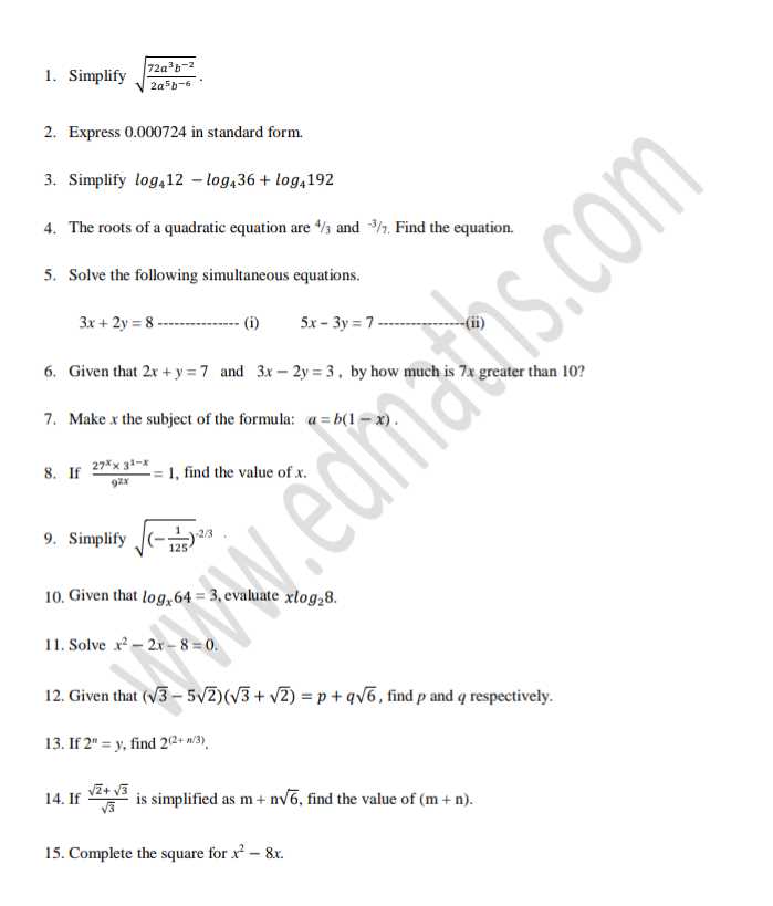 jss 1 exam questions and answers
