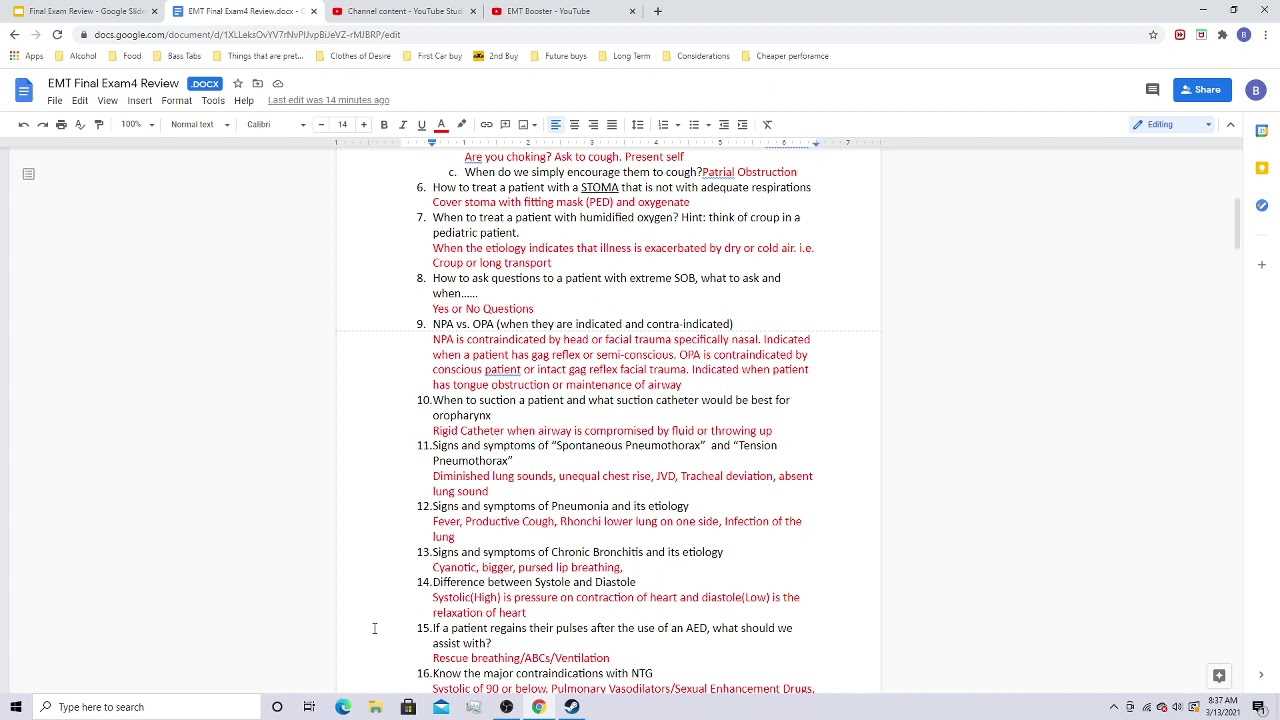 fisdap emt readiness exam answers