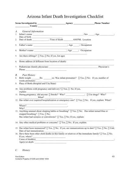 newborn physical exam checklist