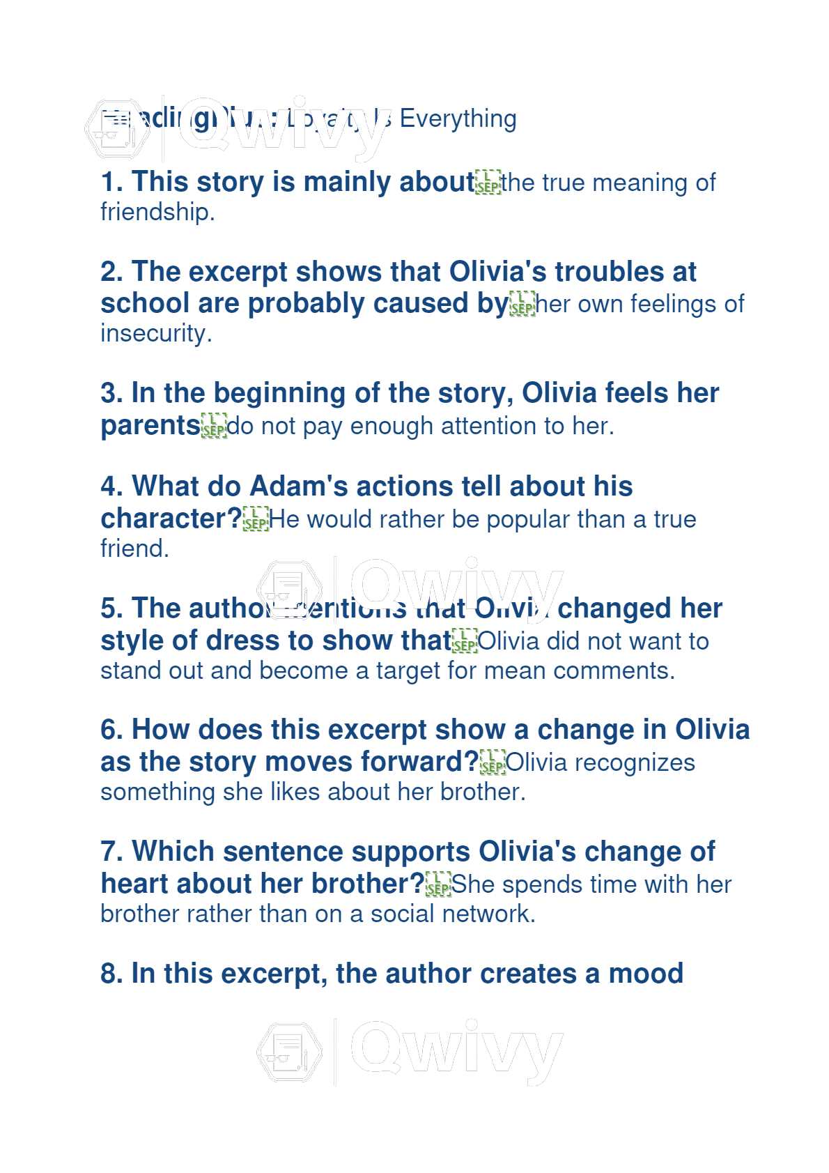 reading plus answers level d stories