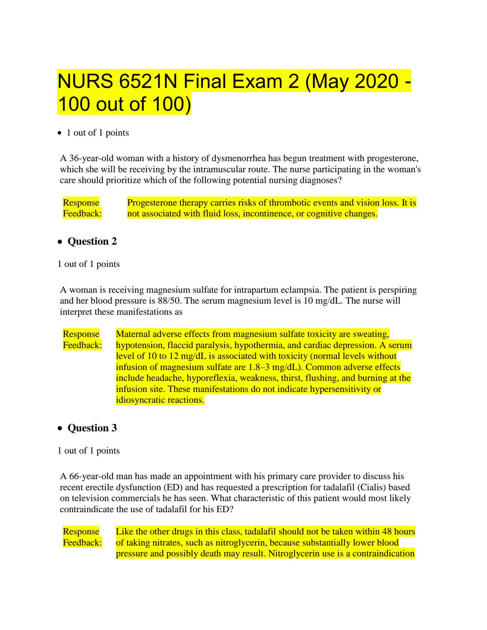 nutrition exam 2 questions and answers