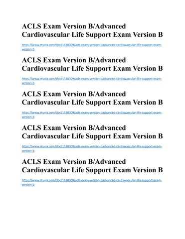 acls 2025 exam a answers