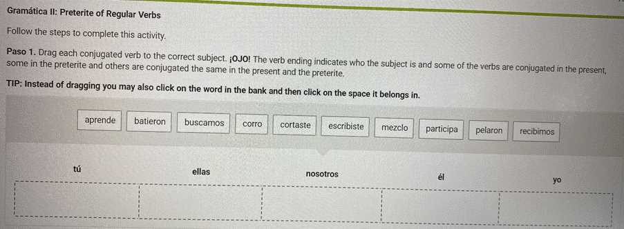 gramatica 2 capitulo 5 answers