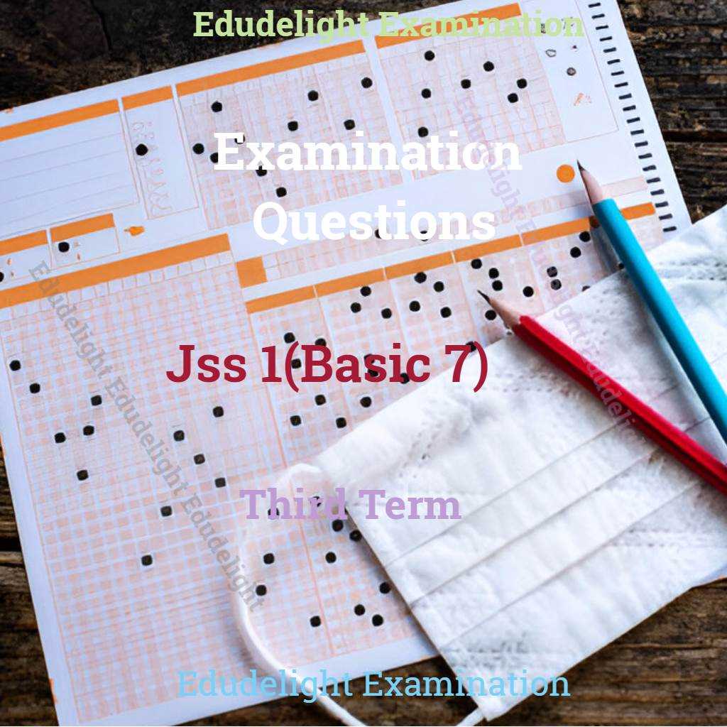 jss 1 exam questions and answers