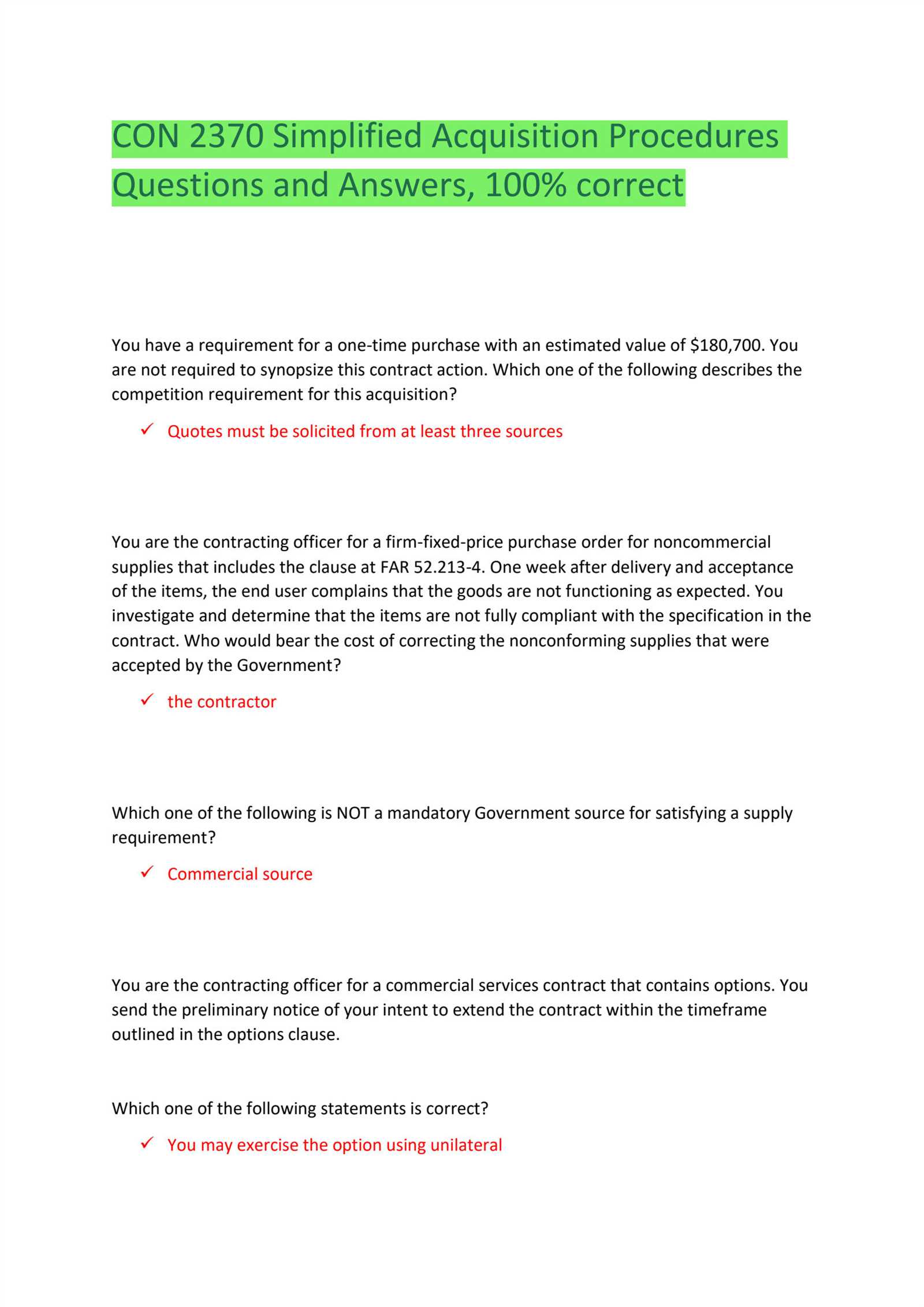 dau con 2370 exam answers