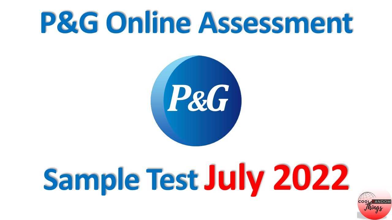 p&g assessment answers