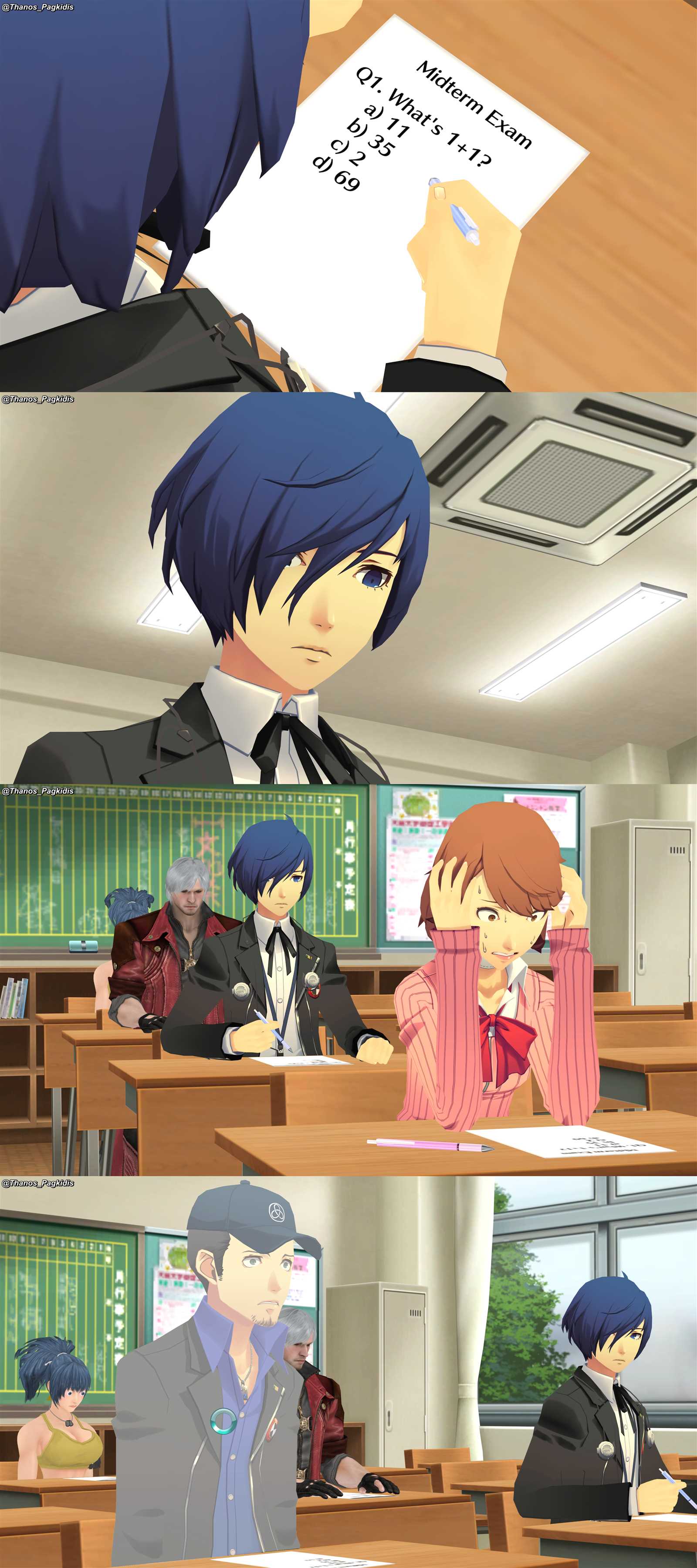 persona 3 exams answers