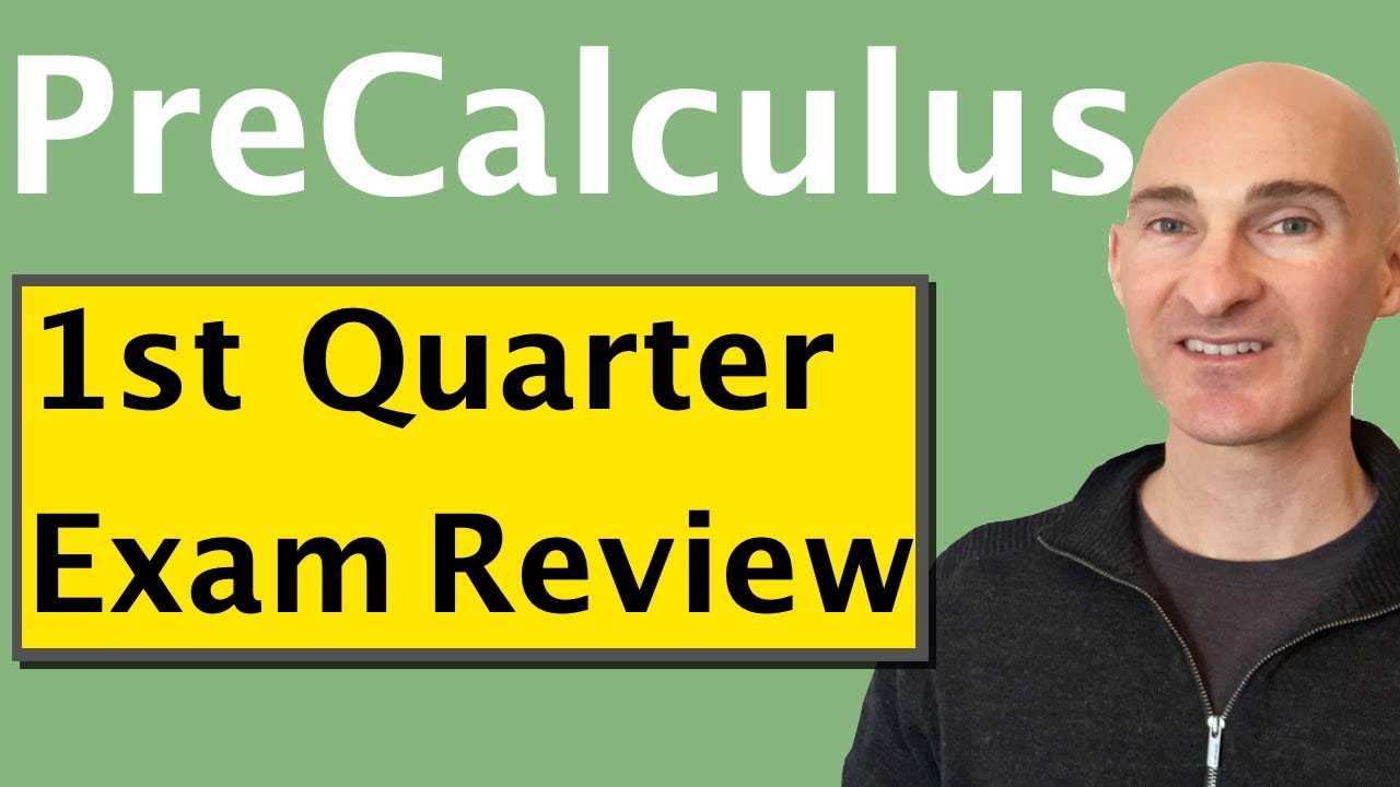 precalculus final exam review with answers