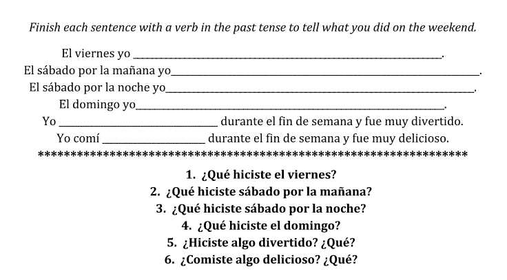 realidades 2 capitulo 2a worksheet answers