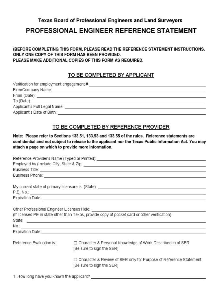 texas board of professional engineers ethics exam